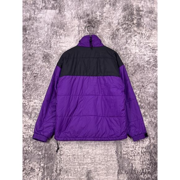 Vintage Marmot Puffer Jacket Medium Mens Purple & Black Full Zip Synthetic Down - Picture 3 of 10